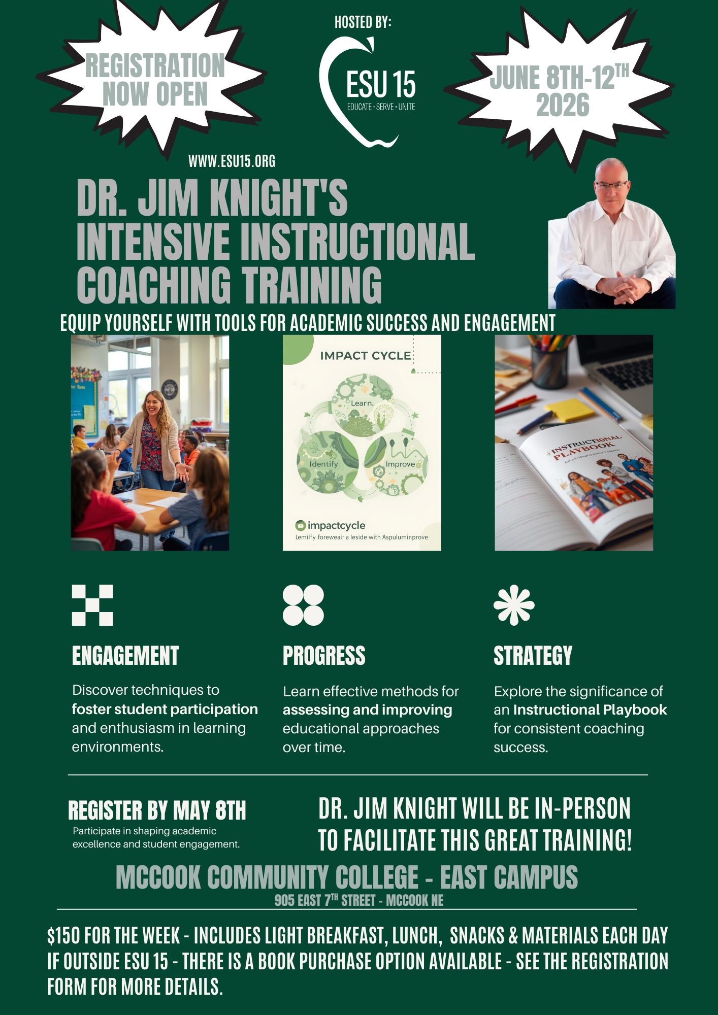 Registration is open for Dr. Jim Knight's Training this summer